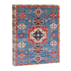 Blue Starblaze Handmade Kazak Rug Canvas Print Gallery Image 6