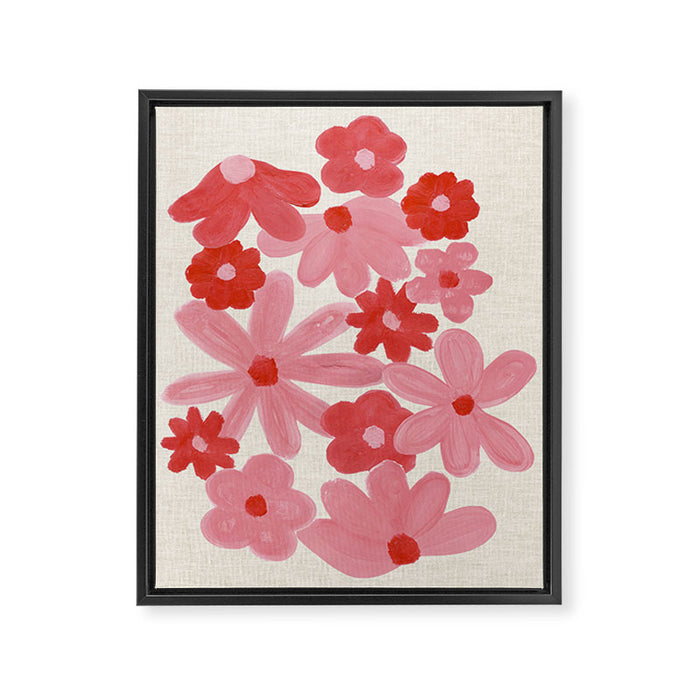 Blushing Daisy Framed Canvas Print Gallery Image 1