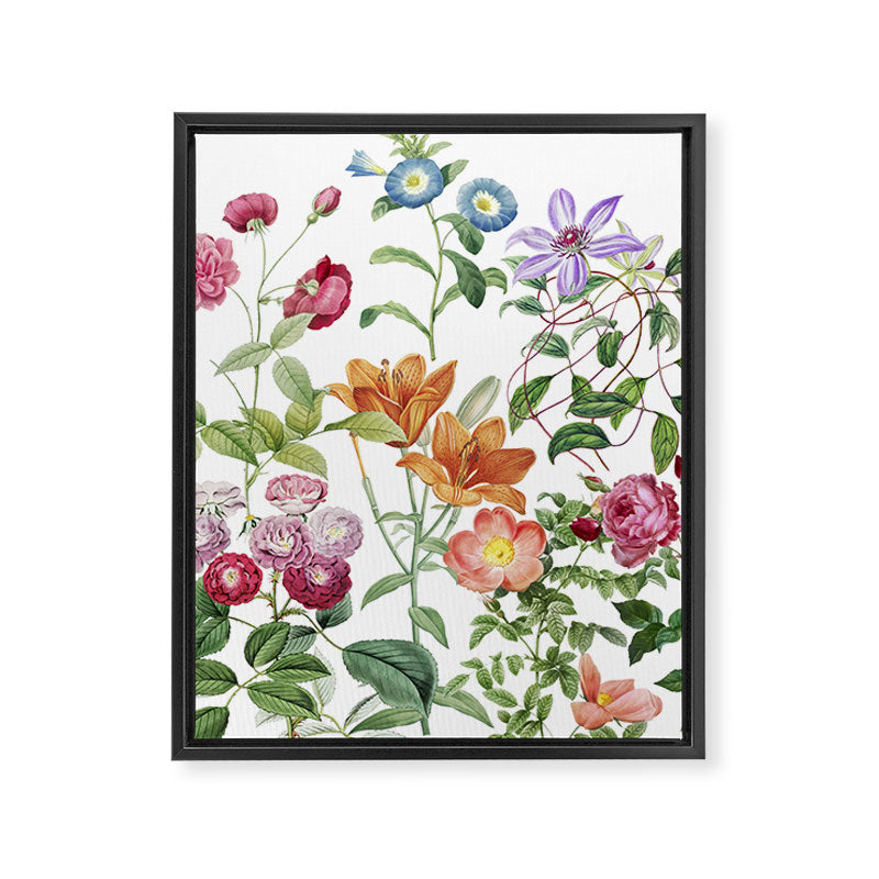 Botanical Plethora Framed Canvas Print Gallery Image 6