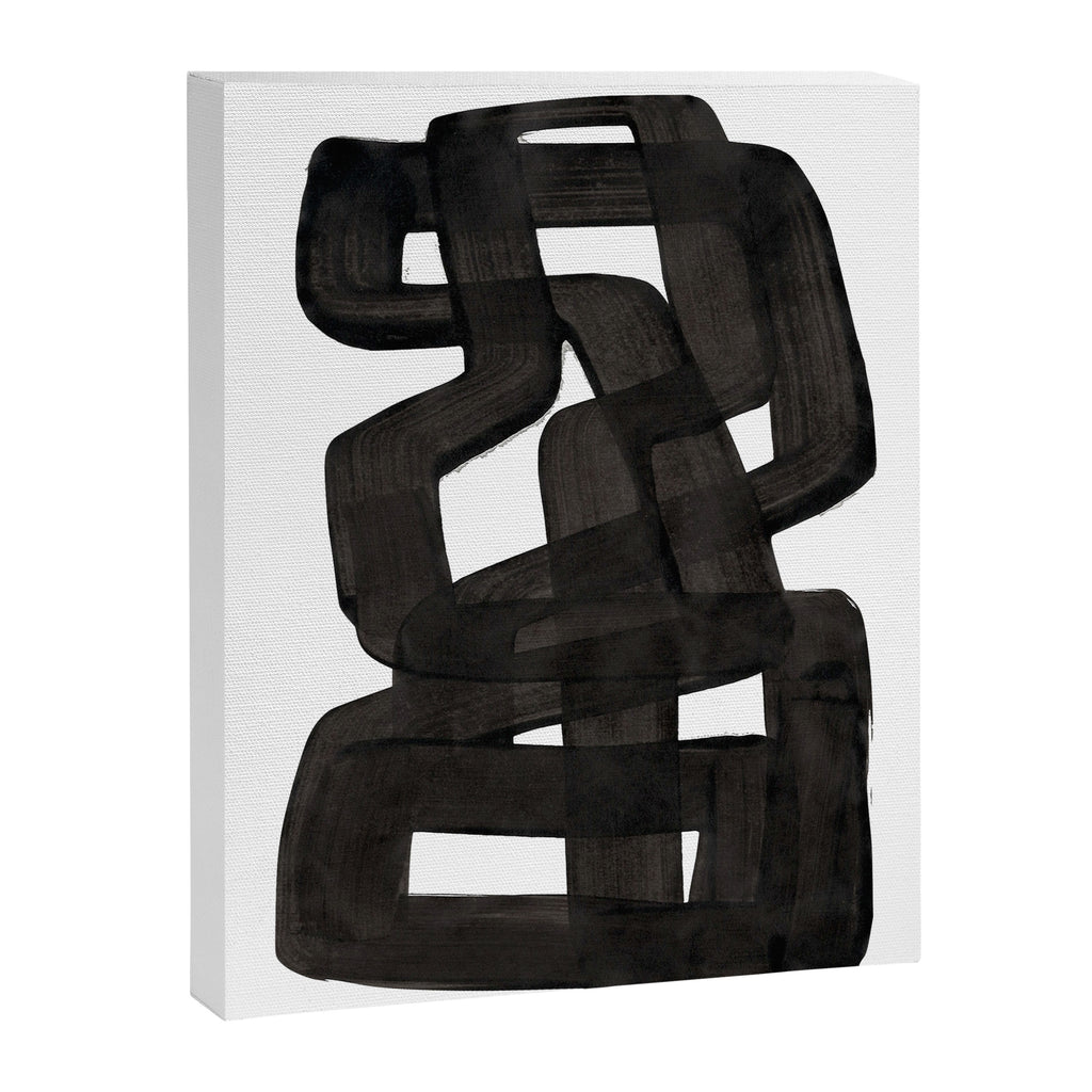 'Boulder' Mid Century Modern Fun Abstract Shapes  Canvas Print Gallery Image 6