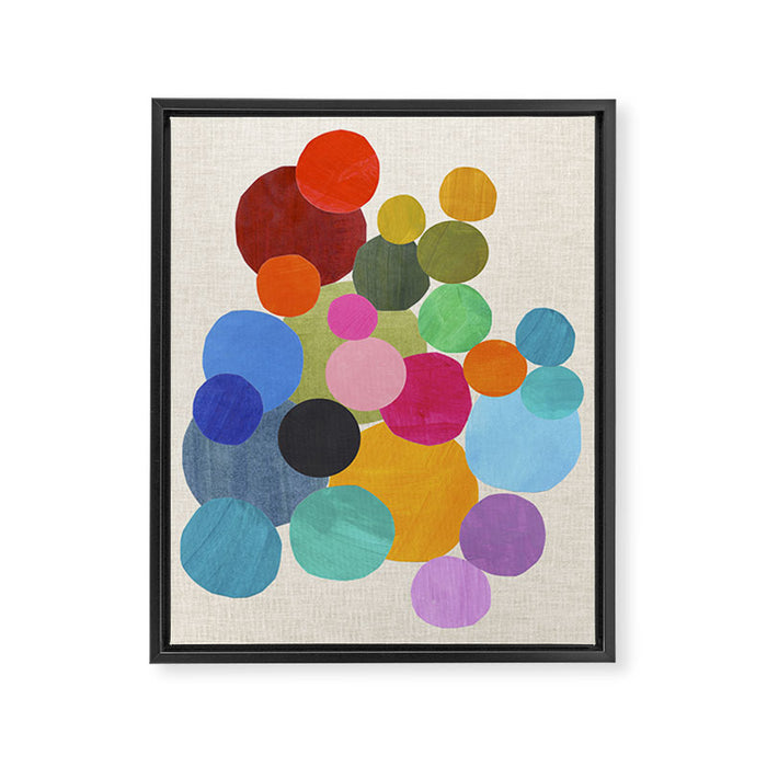 Bubble Pop Framed Canvas Print Gallery Image 1