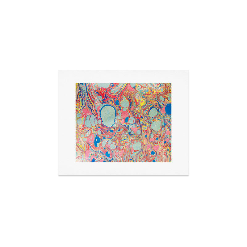 Bubblegum Candy Colors Jawbreaker Layers Pour painting Liquid Colors Funky Psychedelic Lava Lamp Art Print Gallery Image 1