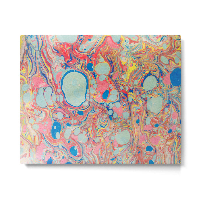 Bubblegum Candy Colors Jawbreaker Layers Pour painting Liquid Colors Funky Psychedelic Lava Lamp Metal Print Gallery Image 1