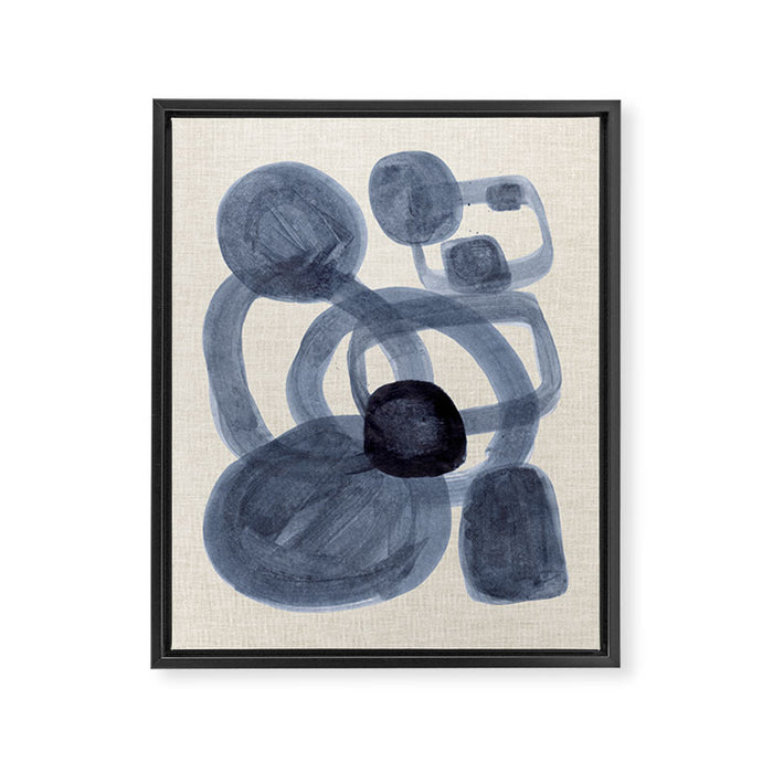 Bubbling Feelings Framed Canvas Print Gallery Image 1