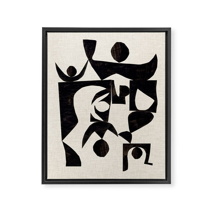 Bull Horn  Framed Canvas Print Gallery Image 1