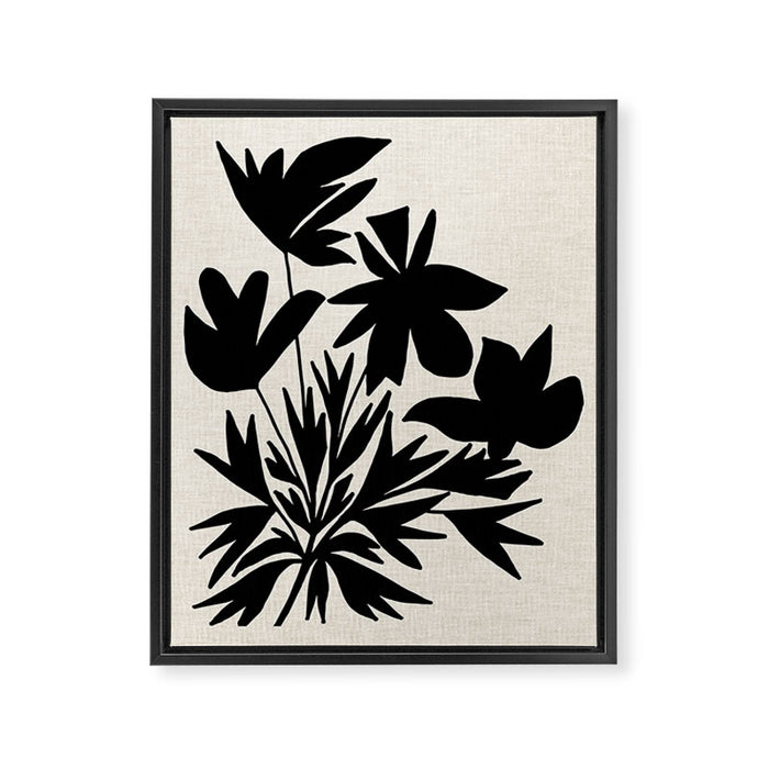 Bushy Bloom Framed Canvas Print Gallery Image 1