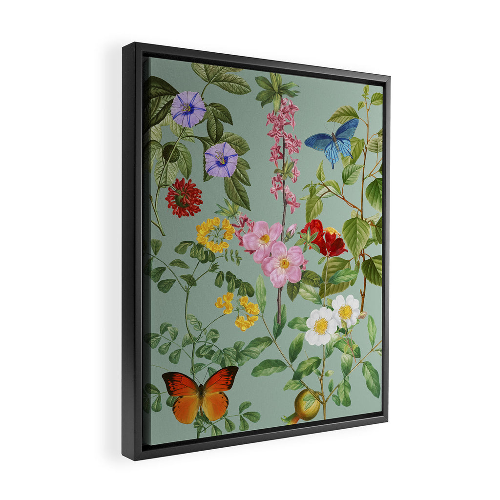 Butterfly Fling Framed Canvas Print Gallery Image 2