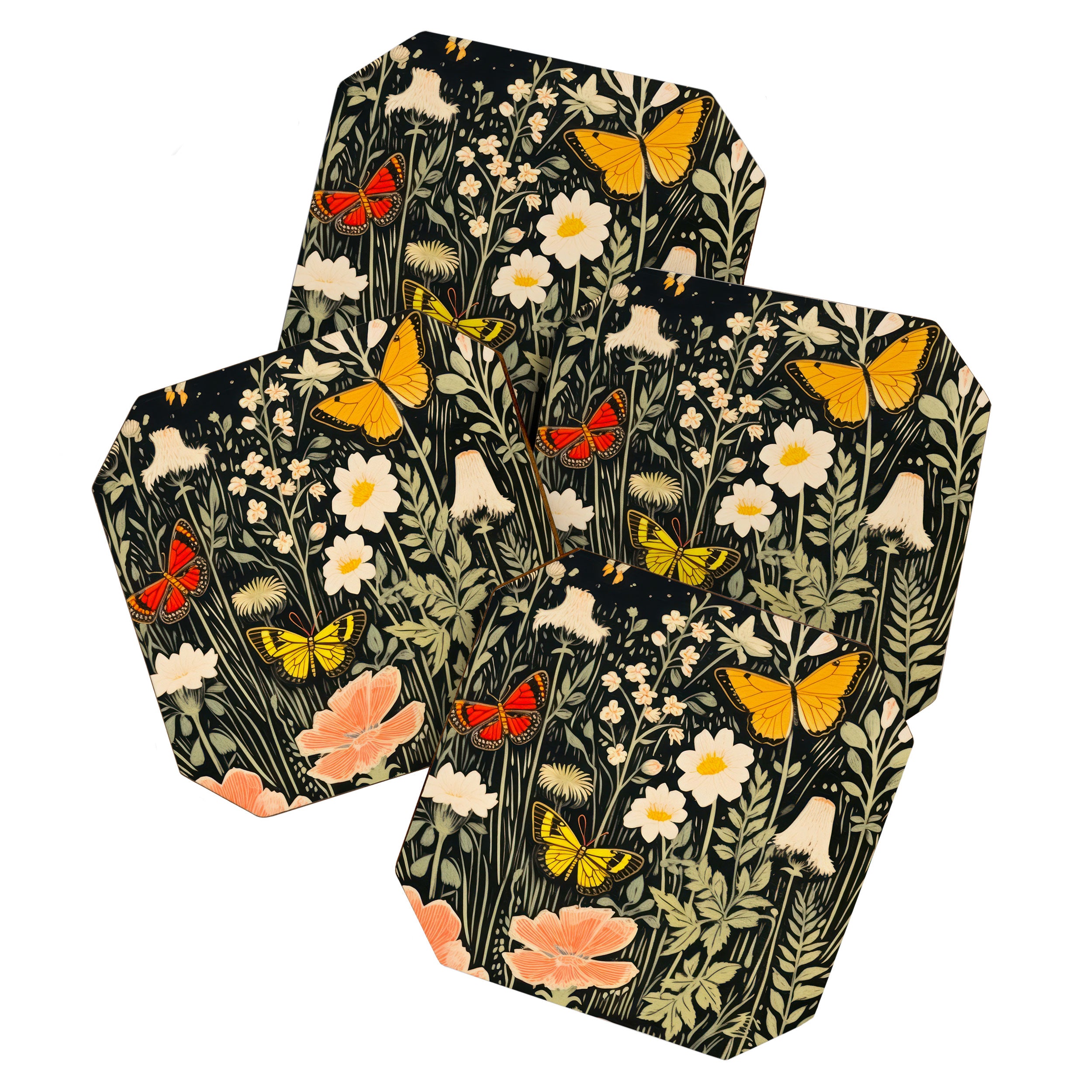 Butterfly Night Garden Coaster Gallery Image 1