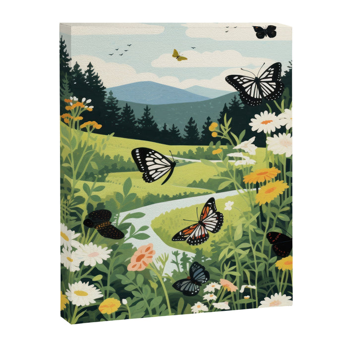 Butterfly Path Canvas Print Gallery Image 1