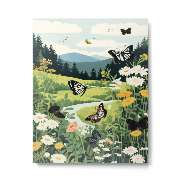 Butterfly Path Metal Print Gallery Image 1