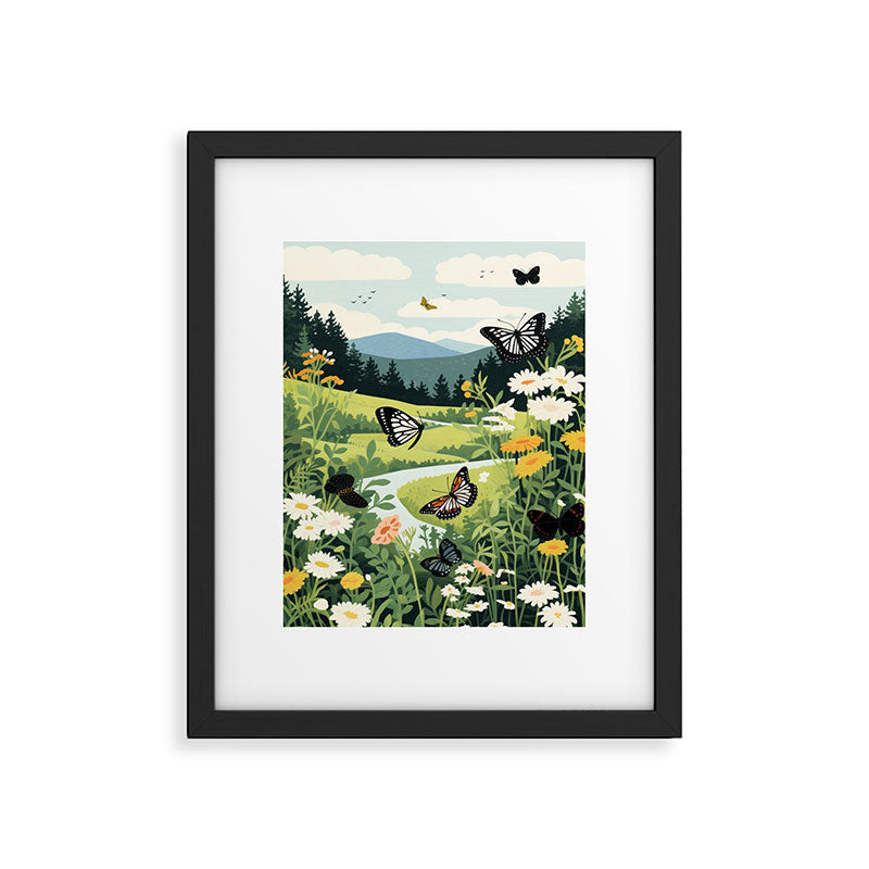 Butterfly Path Framed Art Print Gallery Image 5