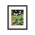Butterfly Rolling Hills Paradise Framed Art Print Gallery Image 5