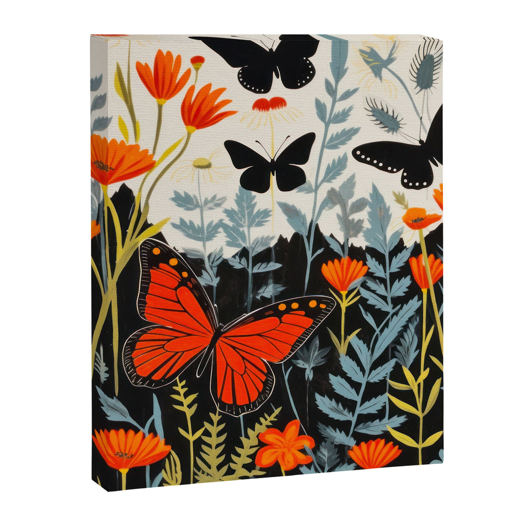 Butterfly Spring Garden Canvas Print Gallery Image 6