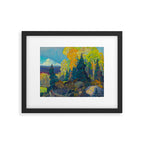 Canadian Landscape Franklin Carmichael Art Nouveau Post-Impressionism Autumn Hillside Framed Art Print Gallery Image 5