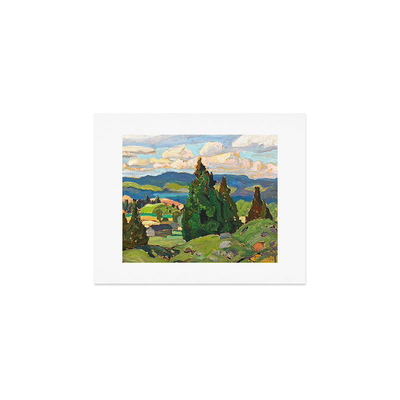 Canadian Landscape Franklin Carmichael Art Nouveau Post-Impressionism Art Print Gallery Image 1