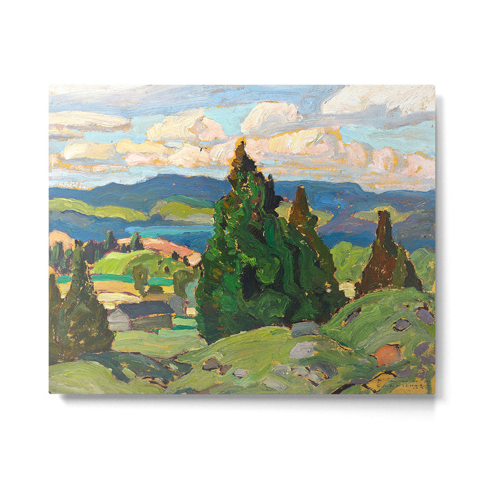 Canadian Landscape Franklin Carmichael Art Nouveau Post-Impressionism Metal Print Gallery Image 1
