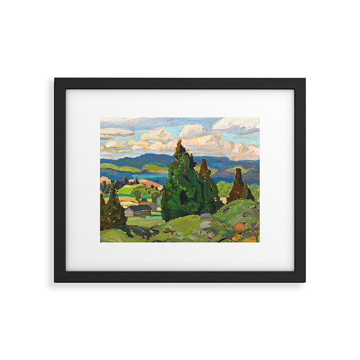 Canadian Landscape Franklin Carmichael Art Nouveau Post-Impressionism Framed Art Print Gallery Image 1