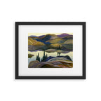 Canadian Landscape Franklin Carmichael Art Nouveau Post-Impressionism Mirror Lake Framed Art Print Gallery Image 5