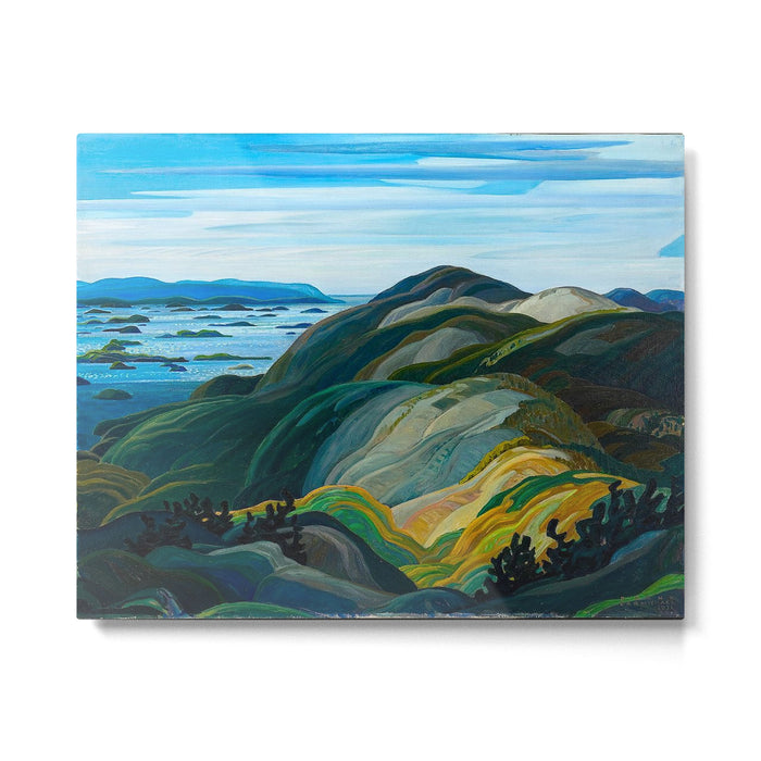 Canadian Landscape Franklin Carmichael Art Nouveau Post-Impressionism Metal Print Gallery Image 1