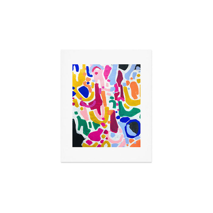 Candy In The Milky Way Galaxy 2 Original Painting by Ejaaz Haniff Acrylic Painting Abstract Art Shapes Pattern Fun Colorful Shapes Art Print Gallery Image 1