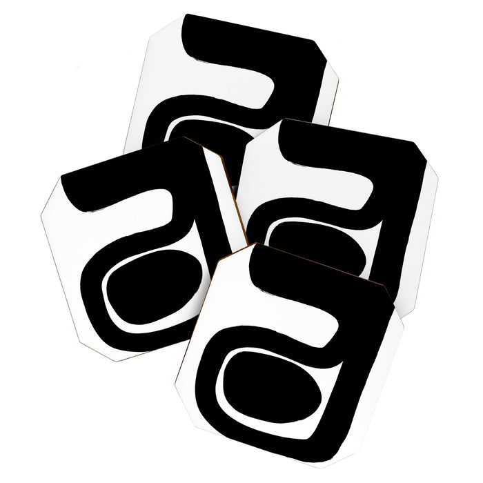Captured White Background Coaster Gallery Image 1