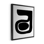 Captured White Background Framed Canvas Print Gallery Image 2