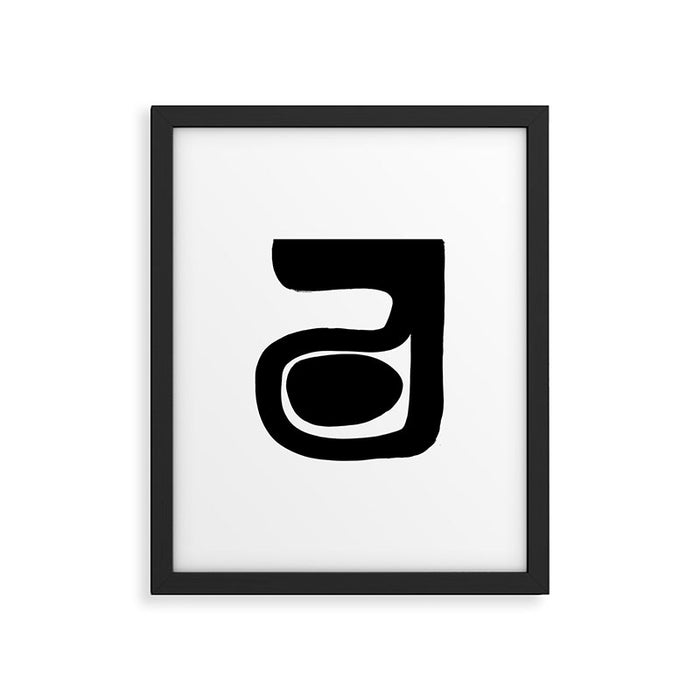 Captured White Background Framed Art Print Gallery Image 1