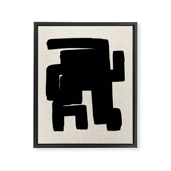 Cave Wall Framed Canvas Print Gallery Image 1