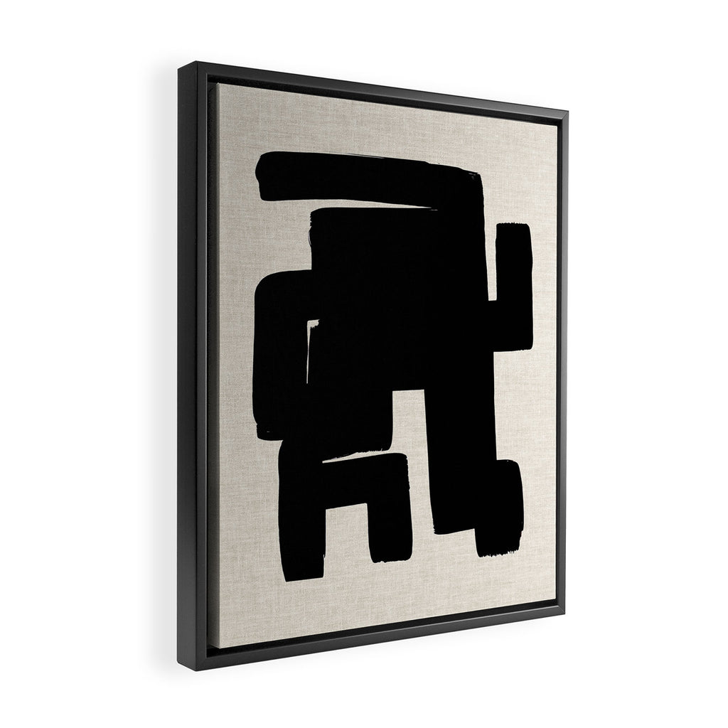 Cave Wall Framed Canvas Print Gallery Image 2