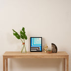 Cerulean Blue Framed Canvas Print Gallery Image 4