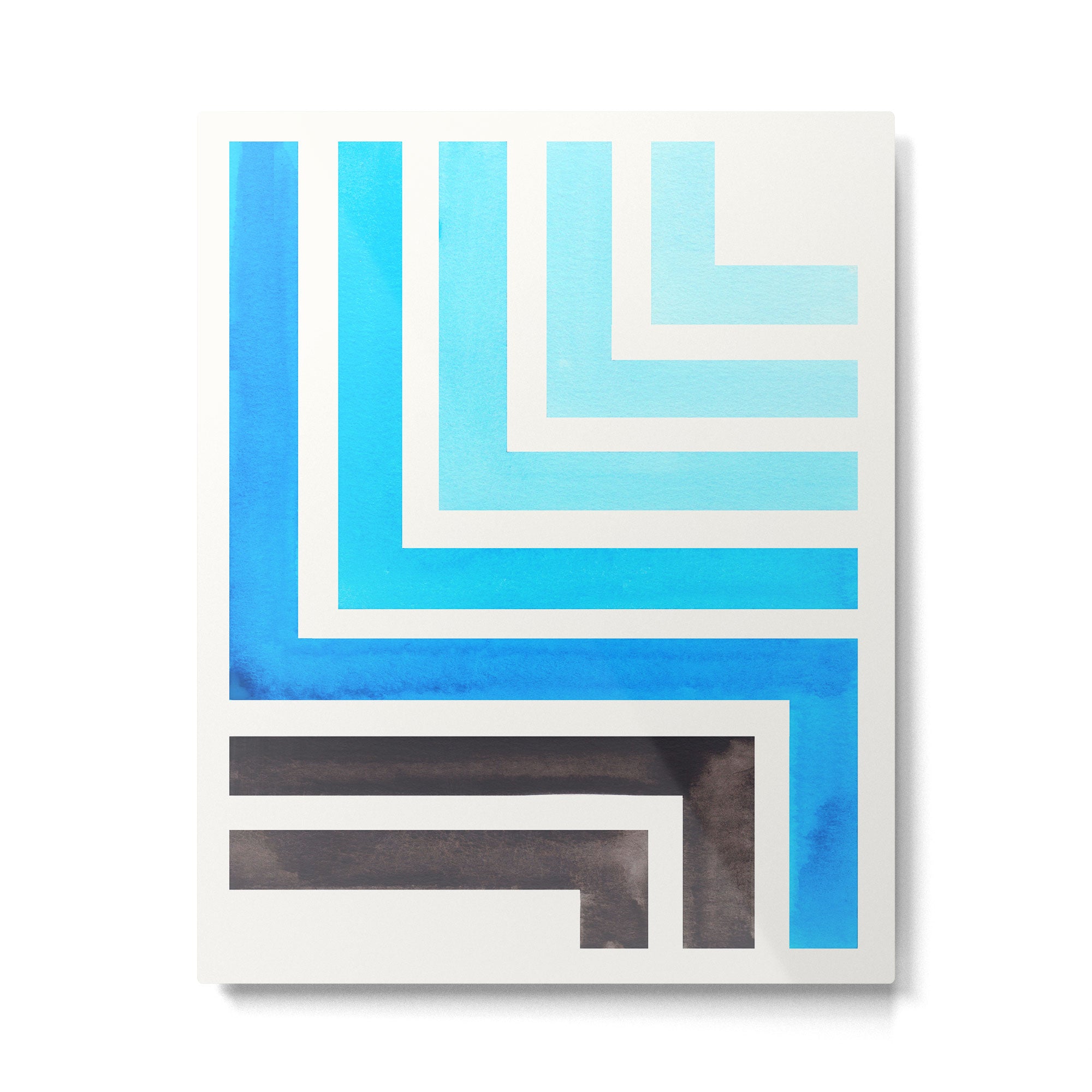 Cerulean Blue Metal Print Gallery Image 4