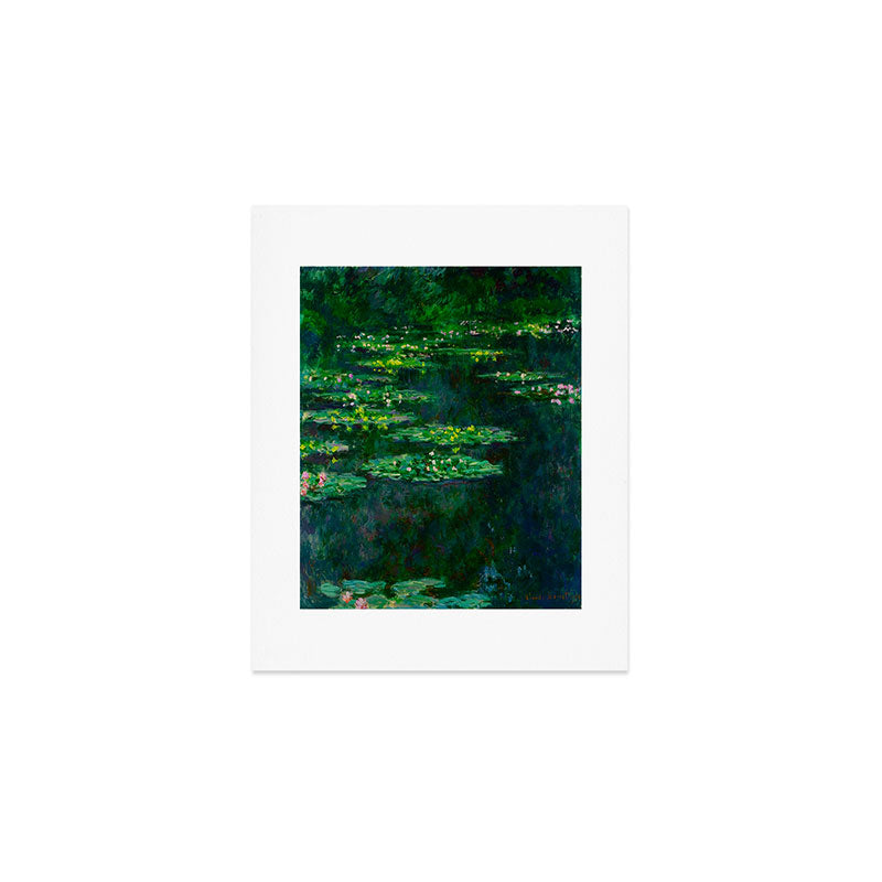 Claude Monet Impressionist Landscape Oil Painting Waterlilies Art Print Gallery Image 1