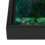 Claude Monet Impressionist Landscape Oil Painting Waterlilies Framed Canvas Print Gallery Image 3