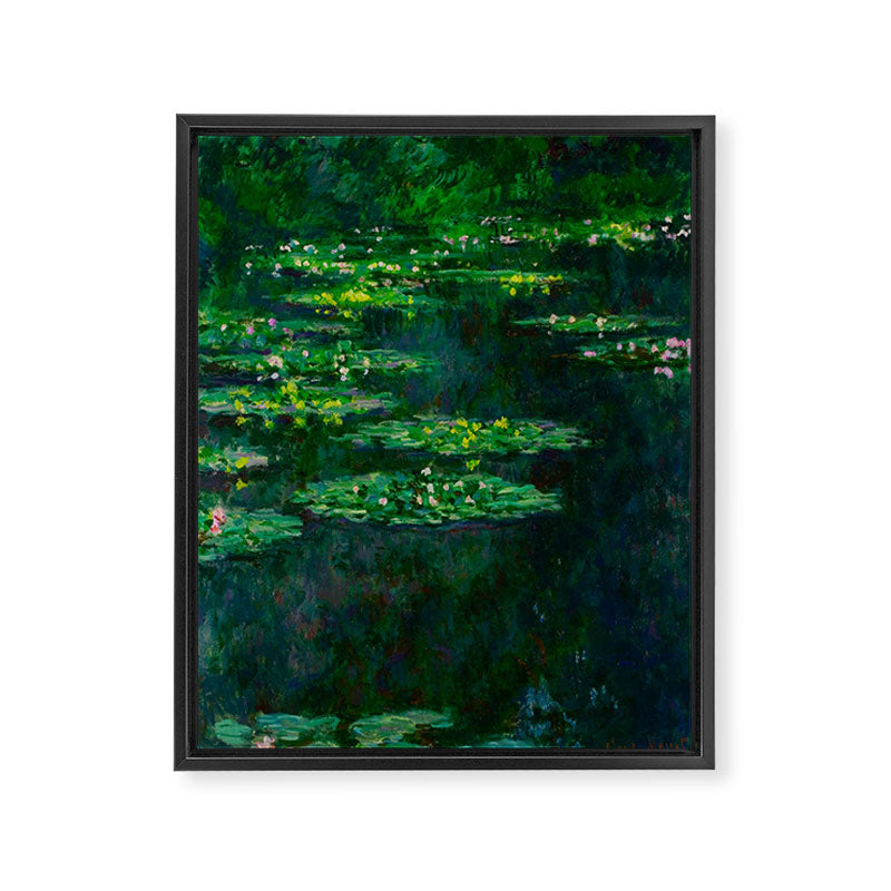 Claude Monet Impressionist Landscape Oil Painting Waterlilies Framed Canvas Print Gallery Image 6