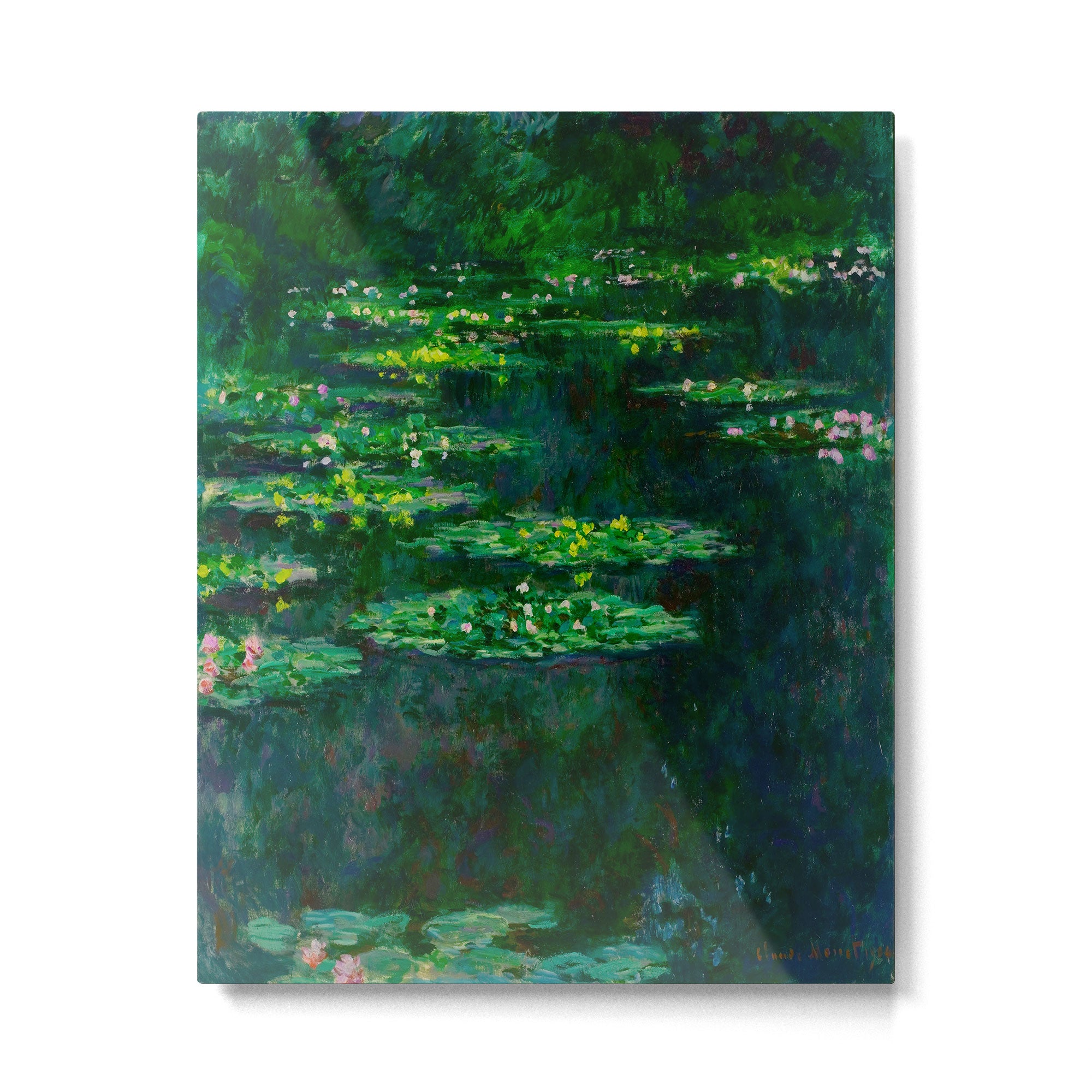 Claude Monet Impressionist Landscape Oil Painting Waterlilies Metal Print Gallery Image 4