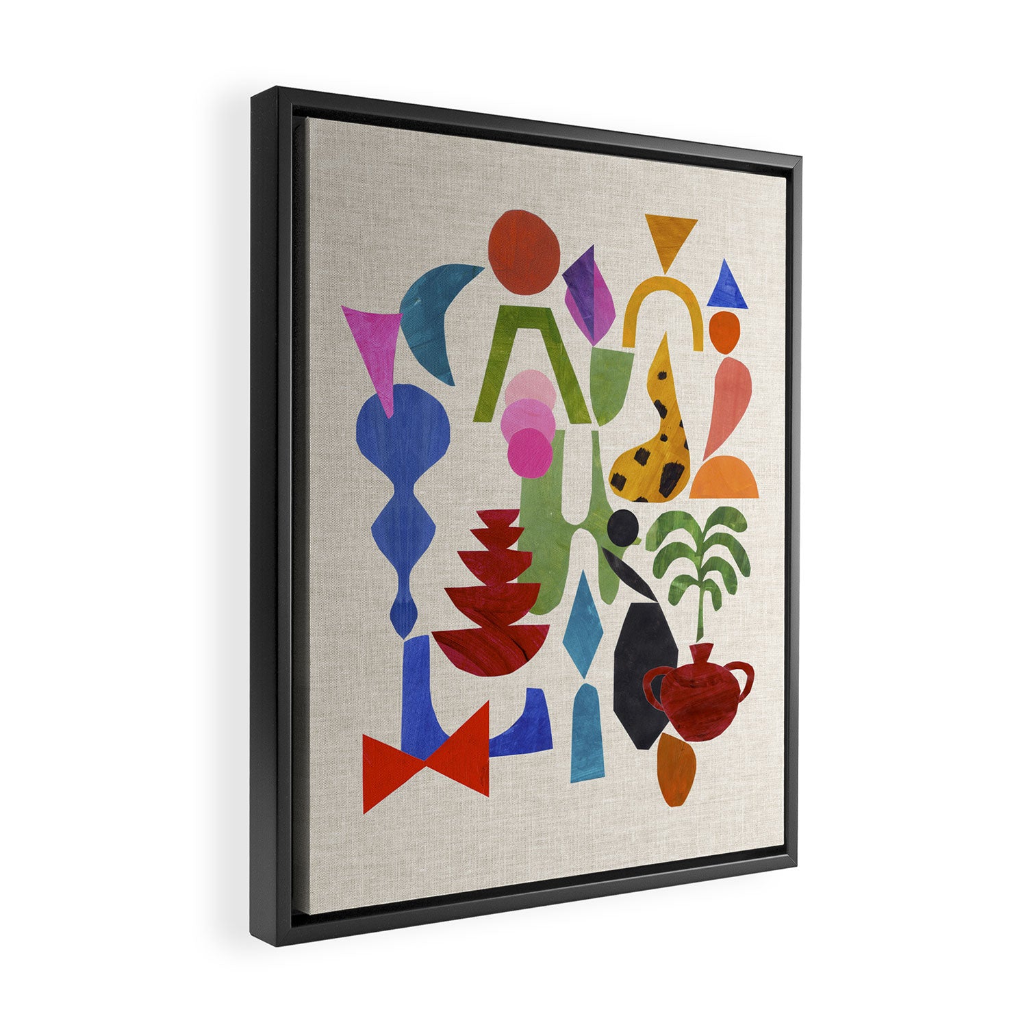 Cleaning House Framed Canvas Print Gallery Image 2