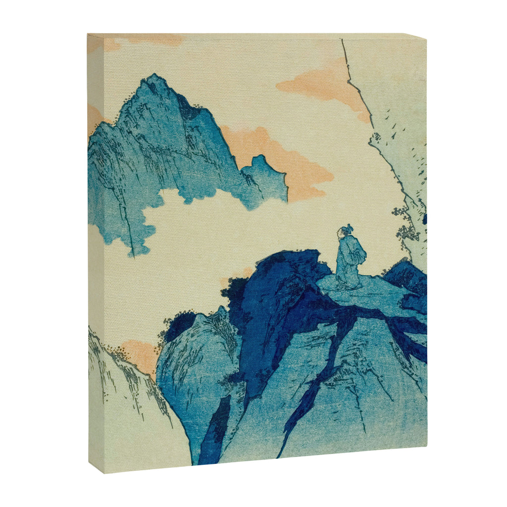 Climbing a mountain in Liuzhou Totoya Hokkei Japanese, 1780-1850  Canvas Print Gallery Image 6