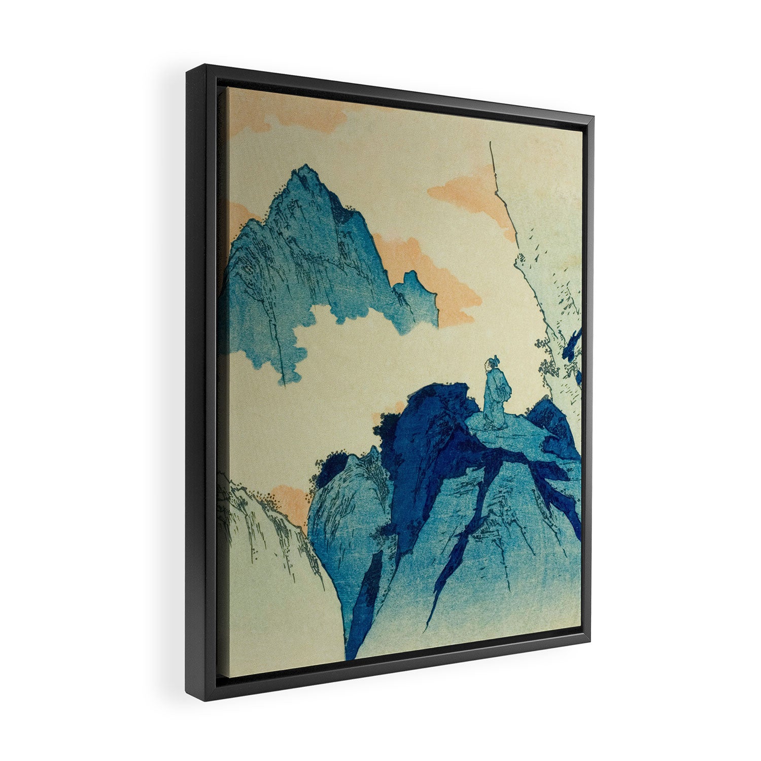 Climbing a mountain in Liuzhou Totoya Hokkei Japanese, 1780-1850  Framed Canvas Print Gallery Image 2