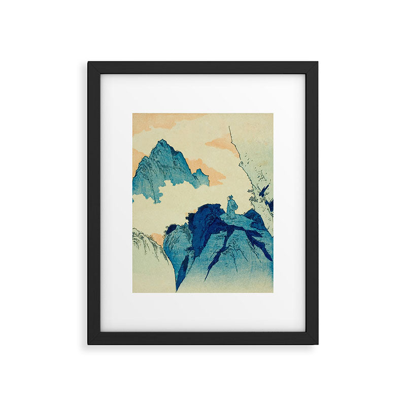 Climbing a mountain in Liuzhou Totoya Hokkei Japanese, 1780-1850  Framed Art Print Gallery Image 5