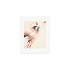 Cocorico cover 1900 Two Pink Flamingos Art Print Gallery Image 1