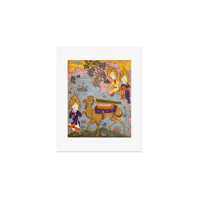 "Coffin of Imam 'Ali", Folio from a Falnama (The Book of Omens) of Ja'far al-Sadiq Art Print Gallery Image 1