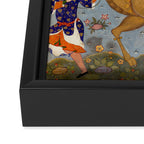 "Coffin of Imam 'Ali", Folio from a Falnama (The Book of Omens) of Ja'far al-Sadiq Framed Canvas Print Gallery Image 3