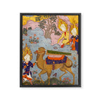 "Coffin of Imam 'Ali", Folio from a Falnama (The Book of Omens) of Ja'far al-Sadiq Framed Canvas Print Gallery Image 6