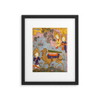 "Coffin of Imam 'Ali", Folio from a Falnama (The Book of Omens) of Ja'far al-Sadiq Framed Art Print Gallery Image 5