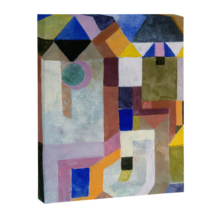 Colourful Architecture By Paul Klee  Canvas Print Gallery Image 1