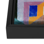Colourful Architecture By Paul Klee  Framed Canvas Print Gallery Image 3