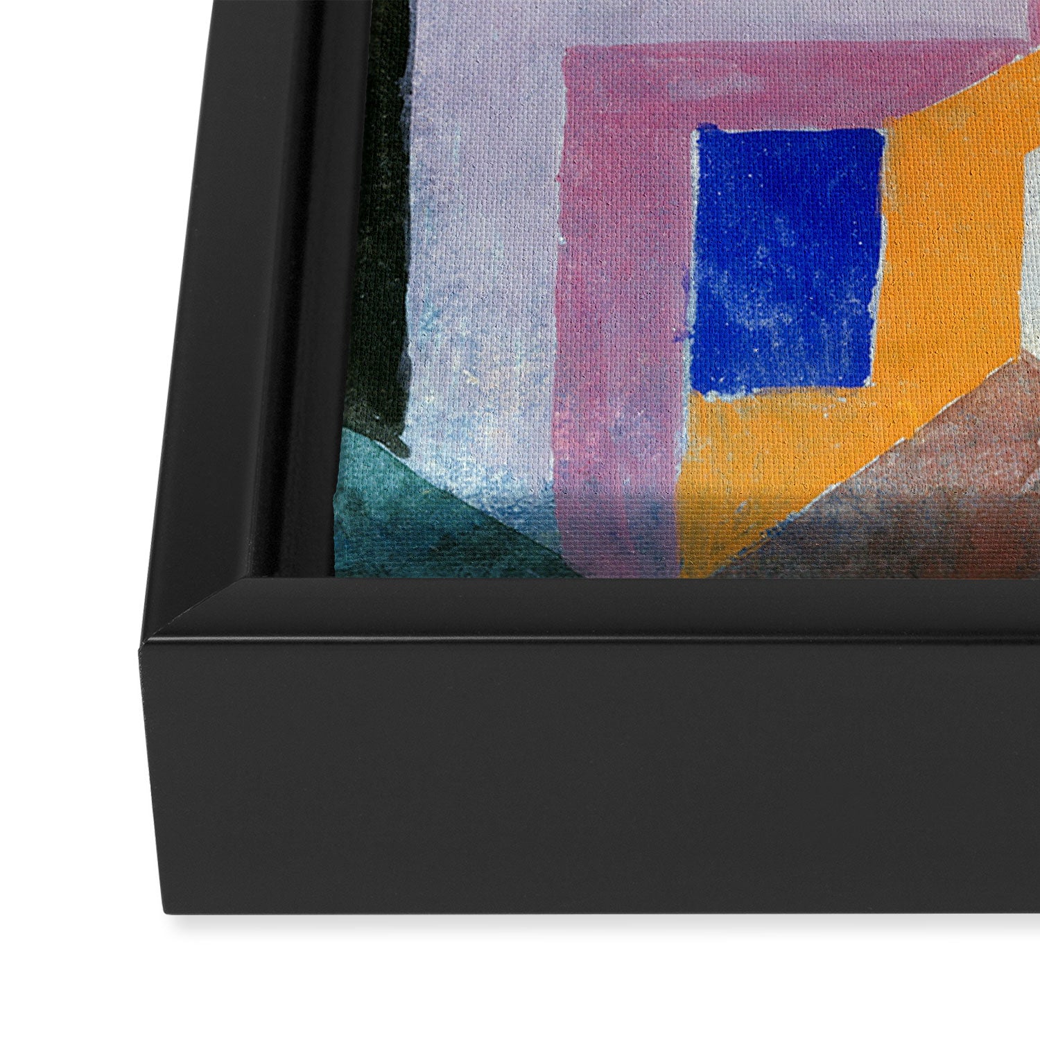 Colourful Architecture By Paul Klee  Framed Canvas Print Gallery Image 3