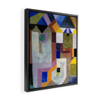 Colourful Architecture By Paul Klee  Framed Canvas Print Gallery Image 2