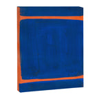 Colourful Field Orange And Blue Canvas Print Gallery Image 6