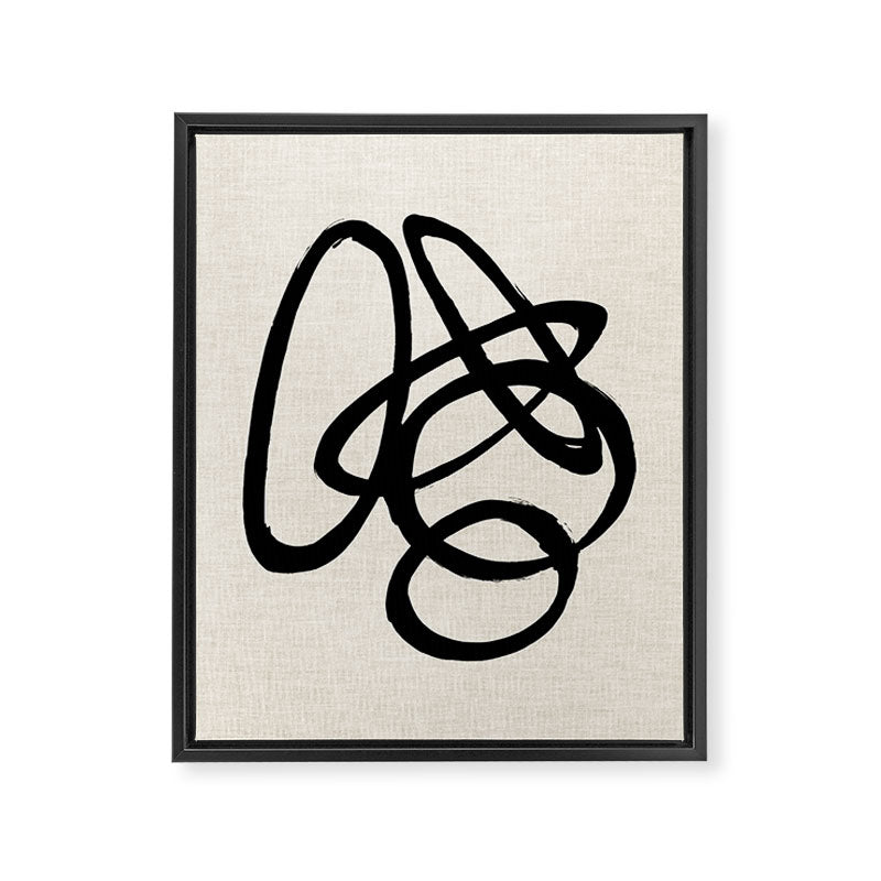 Converging Orbit Framed Canvas Print Gallery Image 6
